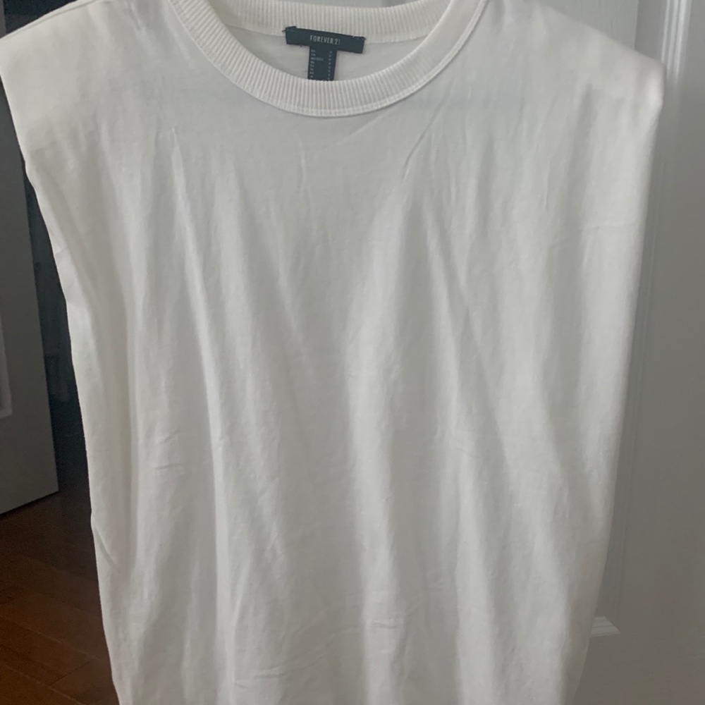 Forever 21 White Tank Top